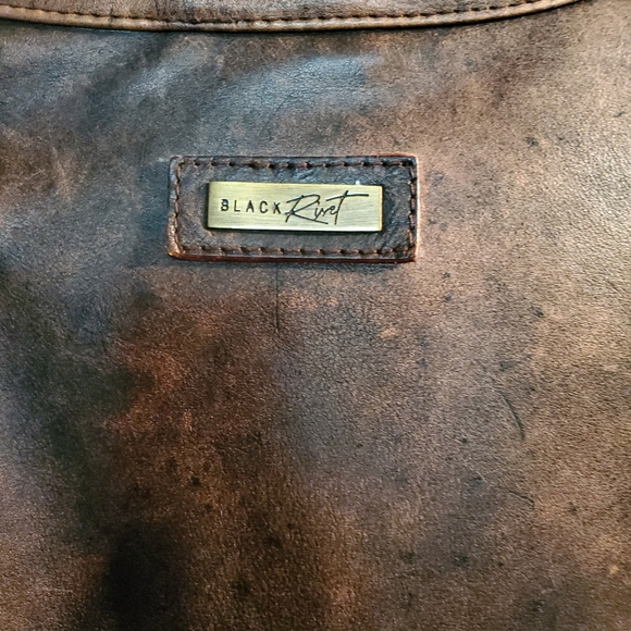 Black Rivet Jackets & Coats Black Rivet Leather Motorcycle Jacket